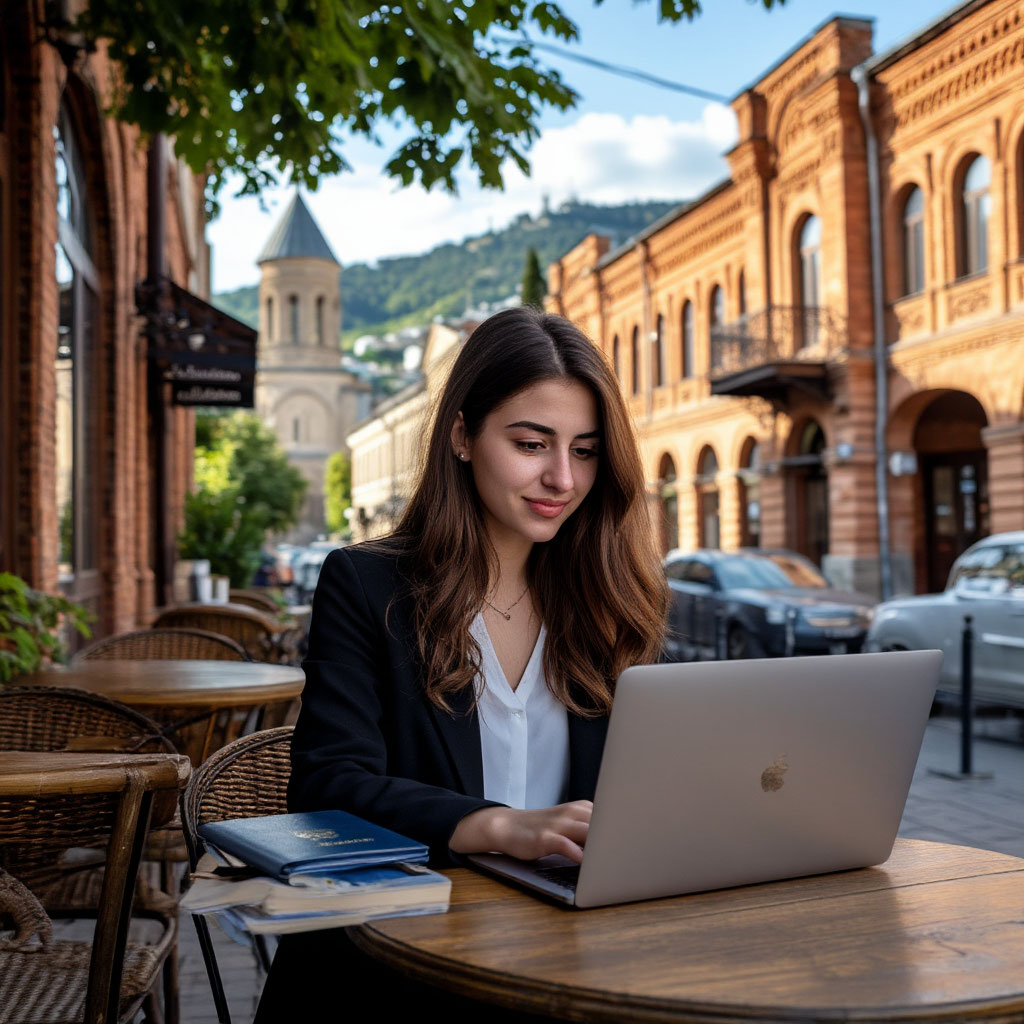 American freelancers working in Georgia without visa