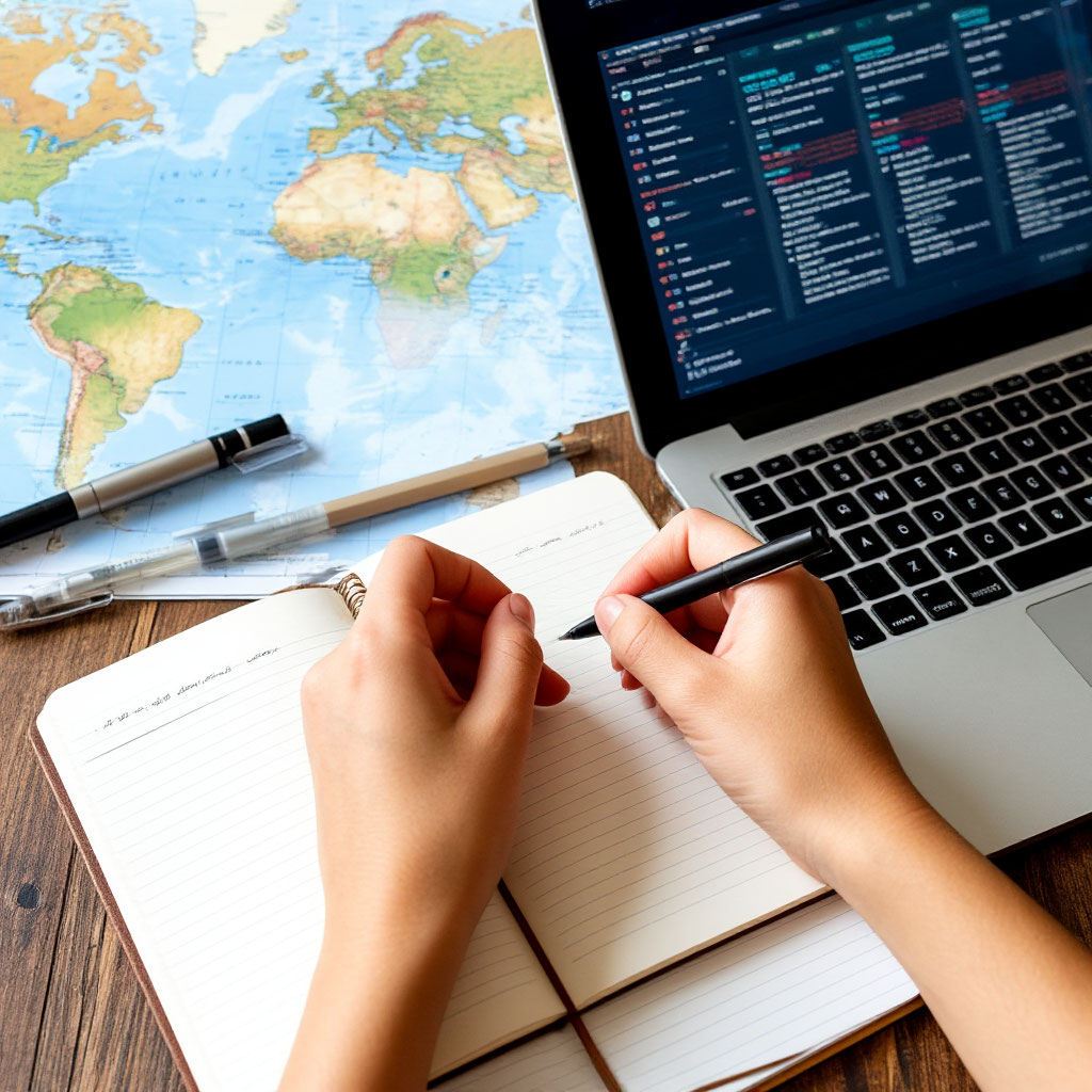 Essential daily routine for successful digital nomads
