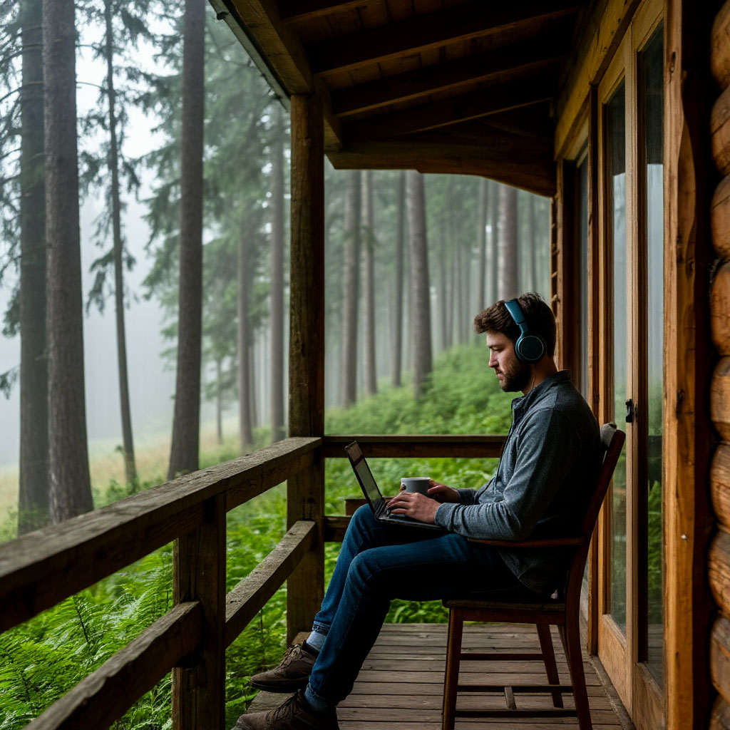 escaping the noise nature as the new office